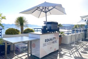 The Mobile Coffee Bean mobile bar for outdoor events