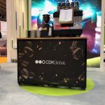 The Mobile Coffee Bean CDK Global branded mobile coffee pop-up bar