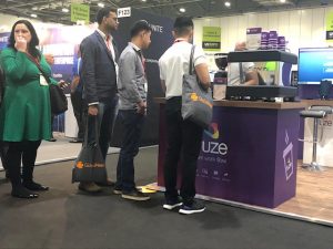 The Mobile Coffee Bean Fuze popular mobile coffee bar UC EXPO ExCel, London