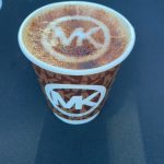 mobile coffee branded logo latte art