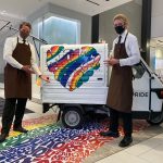 mobile coffee van and baristas for Michael Kors Pride event