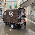 mobile coffee service for a Michael Kors promotional event