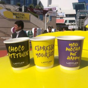 Espresso yourself - our bespoke branded mobile coffee cups