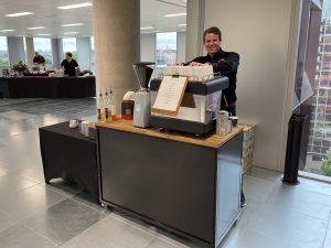 The Mobile Coffee Bean coffee bar with mobile coffee barista service