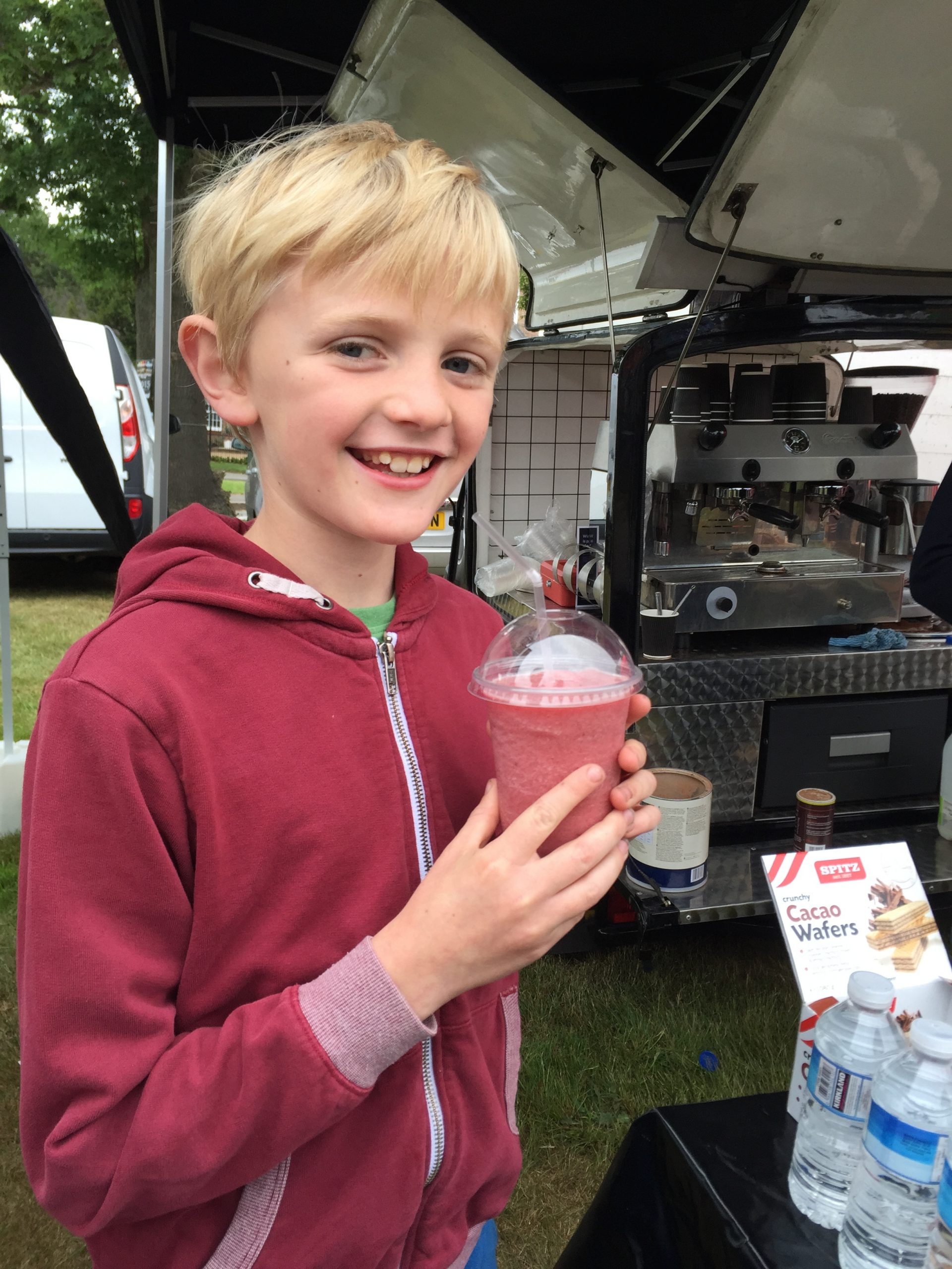 Iced coffee and other iced beverages provided by The Mobile Coffee Bean mobile coffee cart hire