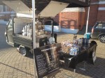 The Mobile Coffee Bean mobile coffee cart hire exhibition outdoor set up
