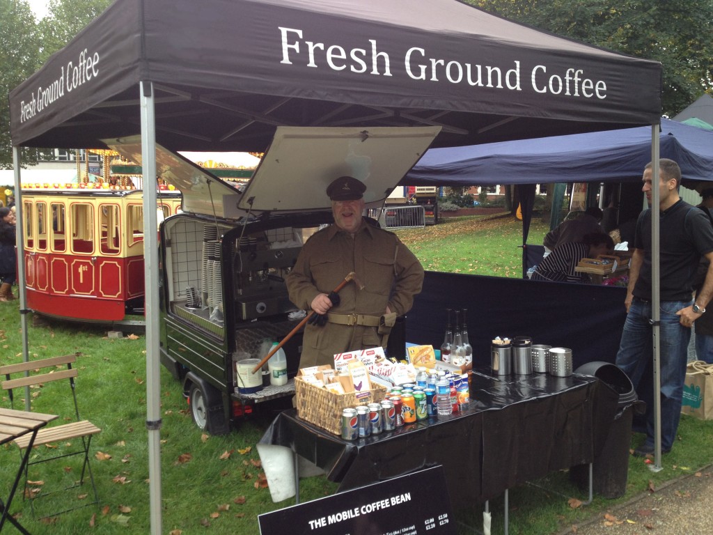 Mobile coffee cart hire for fairs, festivals and fetes