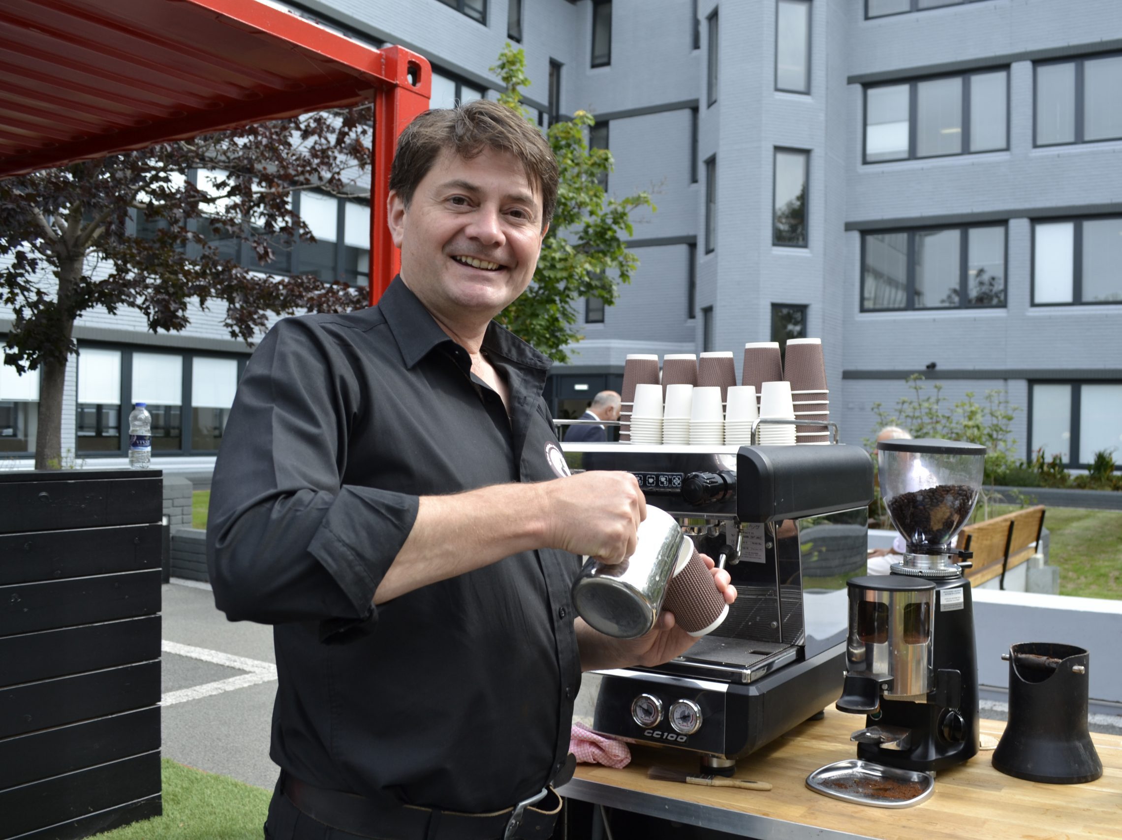 mobile coffee van bar hire professional barista service
