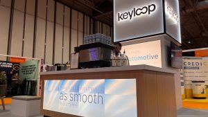 branded mobile coffee bar service for exhibitions