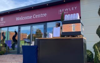 the-mobile-coffee-bean-bewley-homes-branded-coffee-bar-open-day-promotion The Mobile Coffee Bean photos of Bewley Homes branded coffee bar for property open day promotion