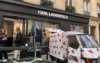 the-mobile-coffee-bean-cara-loves-karl-lagerfeld-branded-coffee-bar-outside-store The Mobile Coffee Bean Cara loves Karl Lagerfeld branded coffee bar outside store
