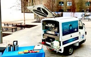 the-mobile-coffee-bean-hyperoptic-branded-coffee-bar-outdoor-event The Mobile Coffee Bean Hyperoptic branded coffee bar outdoor event