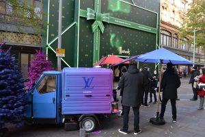 The Mobile Coffee Bean - Louis Vuitton, Harrods, Knightsbridge, London