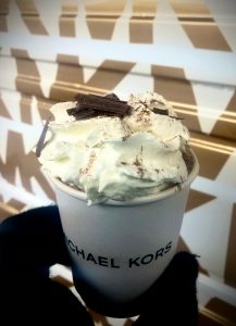 branded mobile coffee served from our mobile coffee hire menu