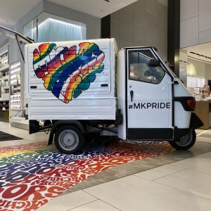 The Mobile Coffee Bean Michael Kors mkpride branded coffee van