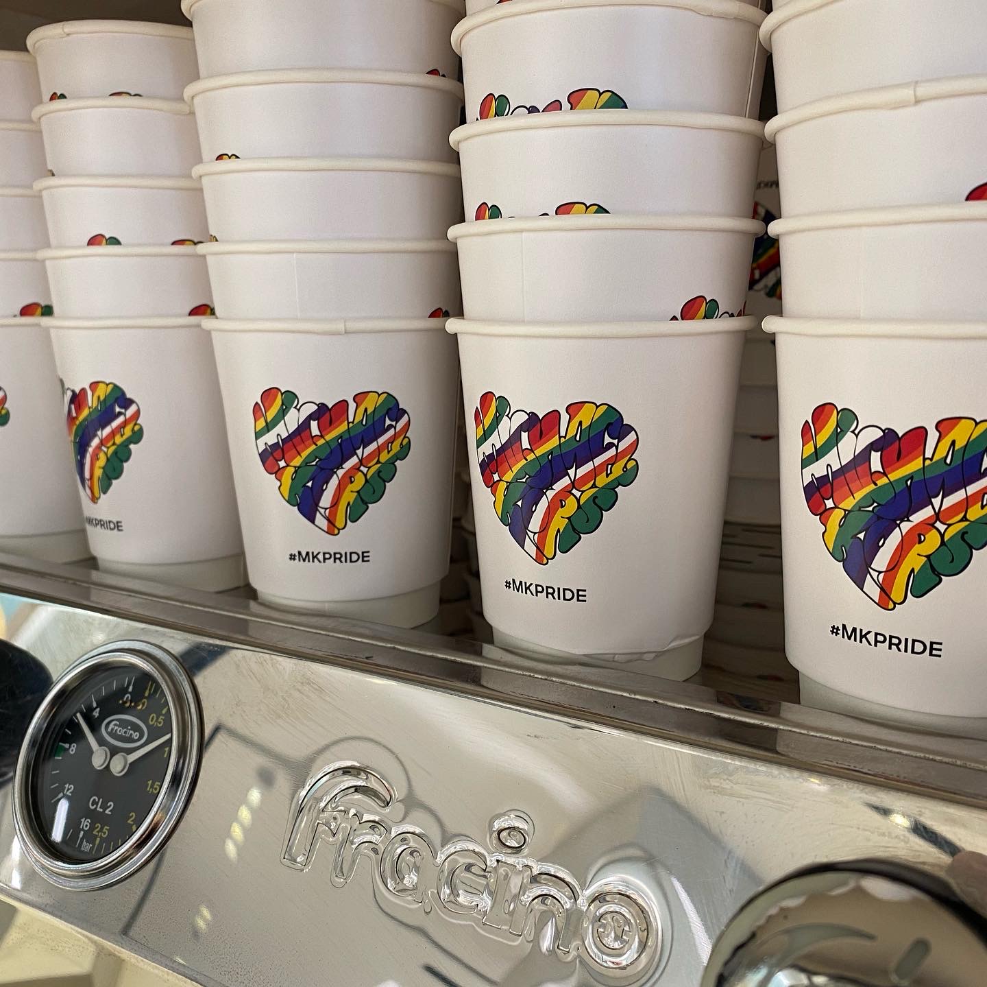 The Mobile Coffee Bean mkpride Michael Kors branded cups