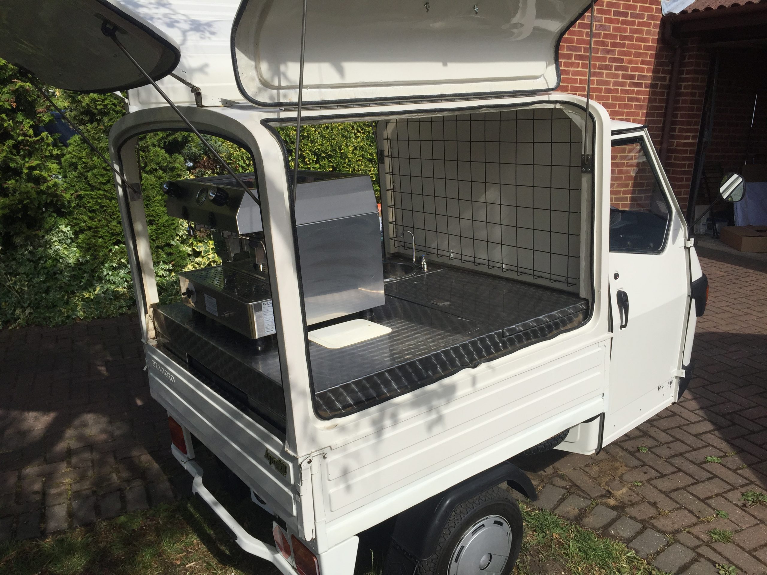 The Mobile Coffee Bean mobile coffee cart hire ready to use