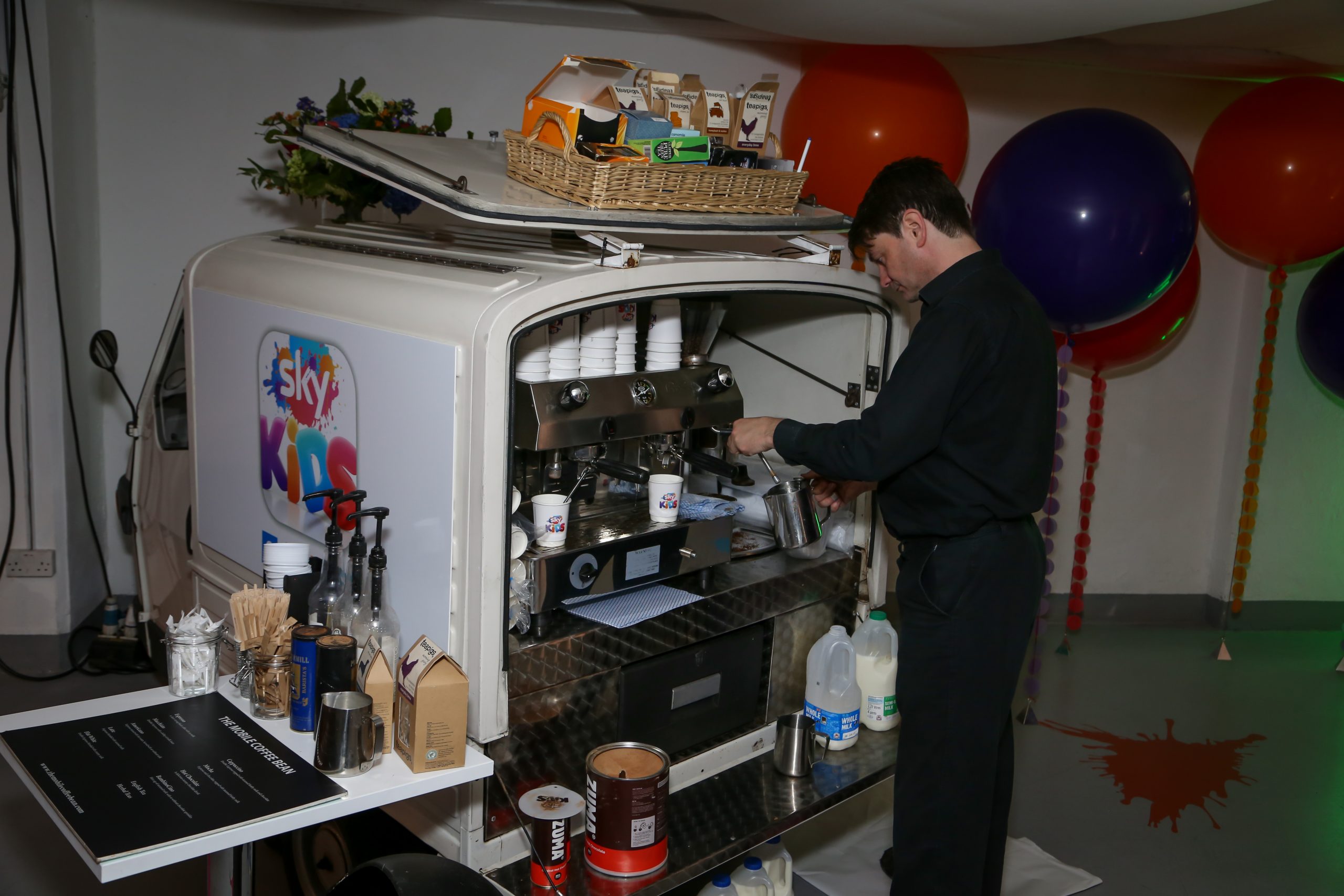 The Mobile Coffee Bean professional barista and mobile coffee van