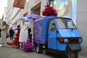 The Mobile Coffee Bean social media popular Louis Vuitton Coffee Van