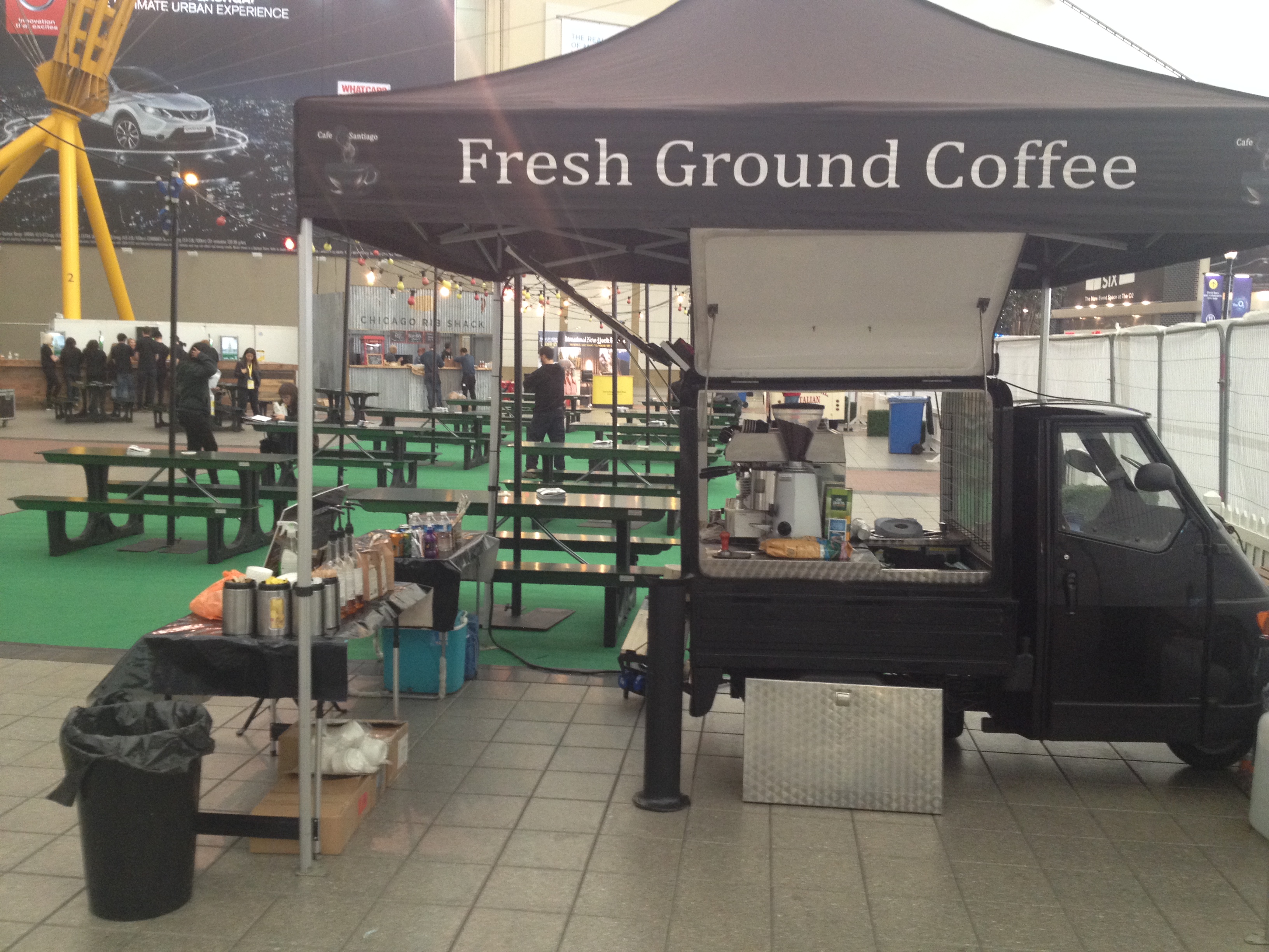 We hire mobile coffee vans, carts and bars for events and exhibitions